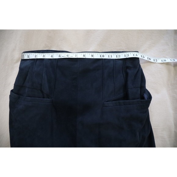 NWT Vakko Womens Size 12 Skirt Blue Suede Knee Length Vintage Academia 90s Y2K - Picture 6 of 7